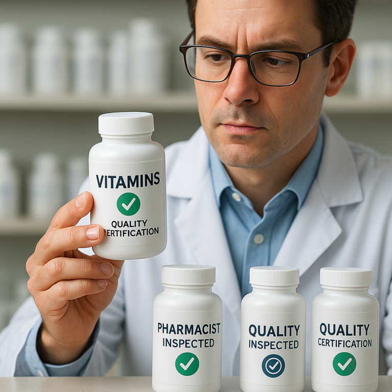 Featured image for 12 Vitamin Quality Certifications Pharmacists Trust
